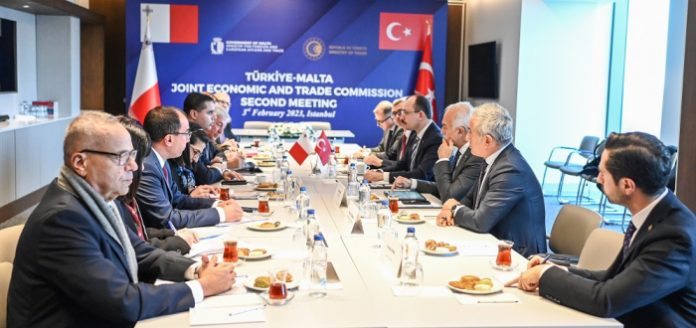 Second session of Joint Trade Commission between Malta and Turkey held