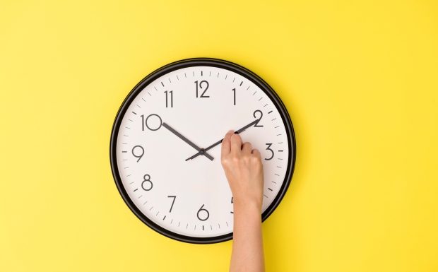 Clocks go forwardone hour on Sunday 30th March