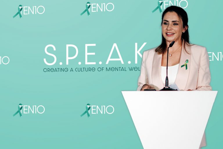 Lydia Abela with a discussion that brought both sides of the House together about mental health