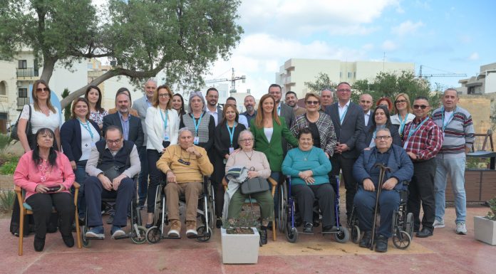 A garden designed by Project Green in collaboration with Hospice Malta provides a serene space for residents receiving palliative care