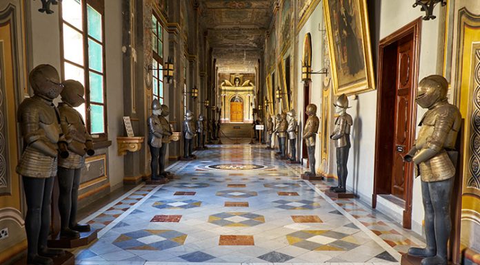 Man caught vandalizing staircase in Grand Masters Palace arrested by police