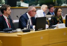 Minister for Health and Active Aging Jo Etienne Abela attends the EPSCO Health Council Meeting in Brussels