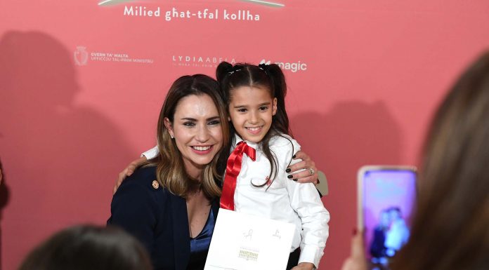 Dr. Lydia Abela launches another edition of Gift with Love so that this Christmas children receive a gift as a result of love