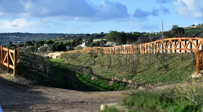 Regeneration works at Wied Għajn Riħana in Burmarrad completed by Project Green