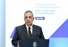 Payment of €24 million to 63,142 families