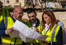 William Harding Garden: ongoing works to transform a concrete area into Pembroke’s new community green space