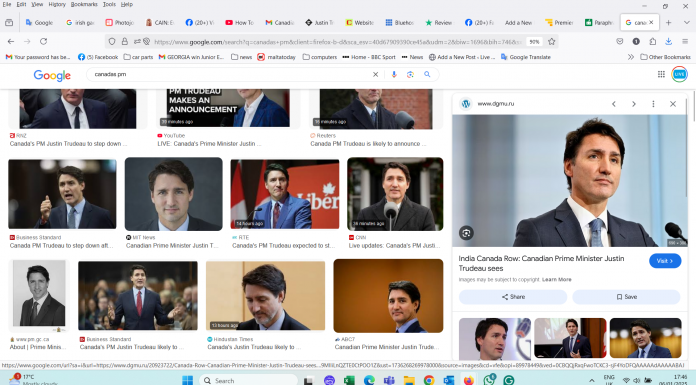 Justin Trudeau has resigned Canada’s prime minister