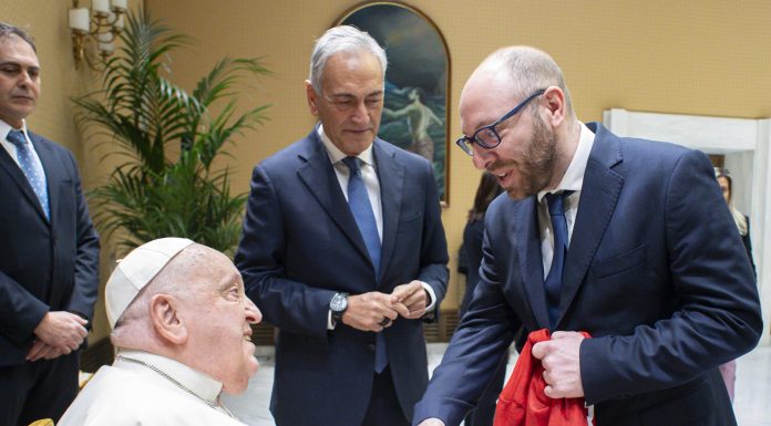 Malta FA attends FIGC General Assembly and audience with Pope Francis