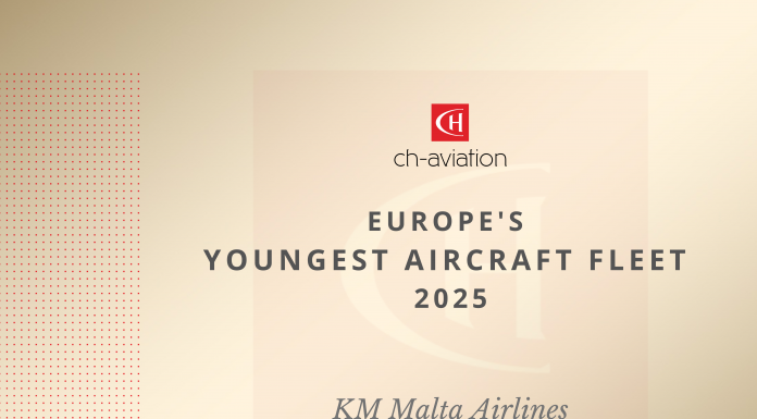 KM Malta Airlines Wins Prestigious ch-aviation Youngest Aircraft Fleet Awards 2025