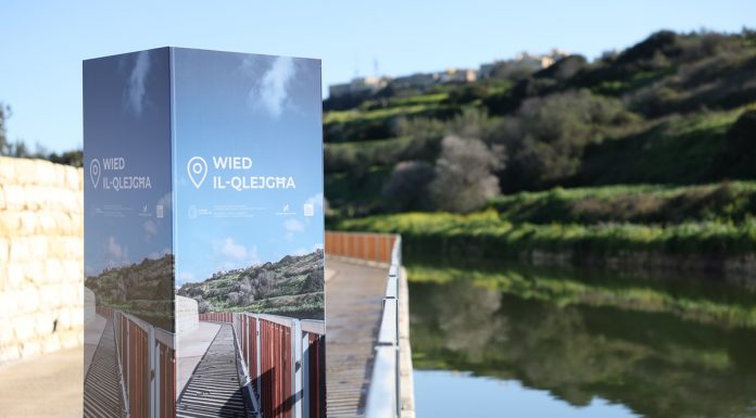 Infrastructural work in Wied il-Qlejgħa is completed