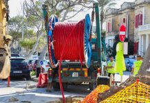 2 kilometres of new underground cables in Ta’ Xbiex