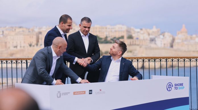 Malta in a historic agreement with Carnival Corporation to reduce pollution in the Grand Harbour
