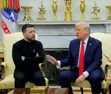 Zelenskyy and Trump to meet at White House today.