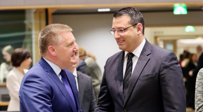 Jonathan Attard attends and participates in the Council of EU Justice Ministers