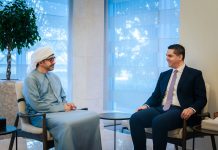 Deputy Prime Minister Ian Borg meets with UAE Deputy Prime Minister Sheikh Abdullah bin Zayed Al Nahyan