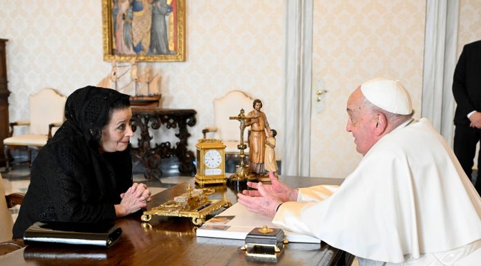 President Myriam Spiteri Debono pays tribute to Pope Francis