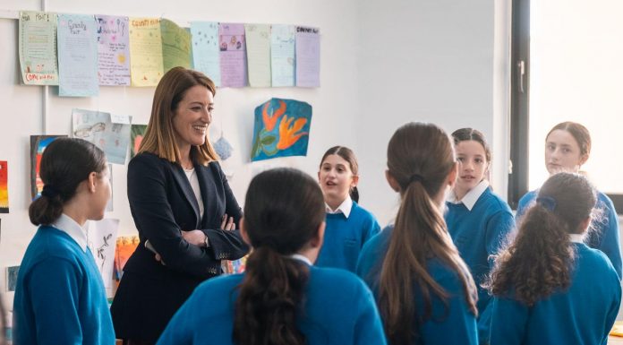 “You are the future champions of European values” – EP President Metsola at St Dorothy’s School