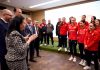 H.E. President of Malta Myriam Spiteri Debono pays visit to Malta FA Headquarters