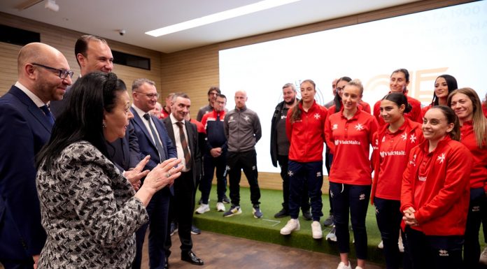 H.E. President of Malta Myriam Spiteri Debono pays visit to Malta FA Headquarters