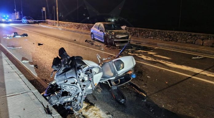 Transport Malta official in critical condition following motorcycle cccident