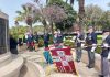 George Cross Island Association lay wreaths at War Memorial