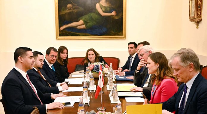 Denmark European Affairs Minister Bjerre in Malta ahead of the Danish EU Presidency in July