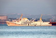 Stricken ship to allow inspection of damage