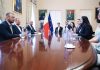 Prime Minister Robert Abela meets with the new executive of the KNŻ