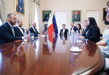 Prime Minister Robert Abela meets with the new executive of the KNŻ