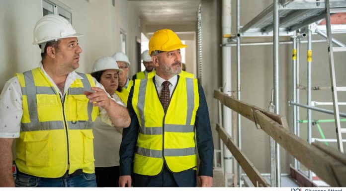 Housing Minister visits ongoing works on the largest social housing project in Malta