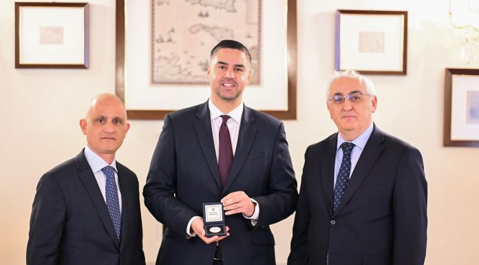 Mediterranean Conference Centre and Central Bank of Malta launch silver coin commemorating the 450th anniversary of the Sacra Infermeria
