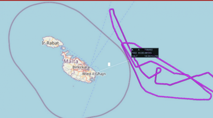 Malta’s airspace not violated say MMSC