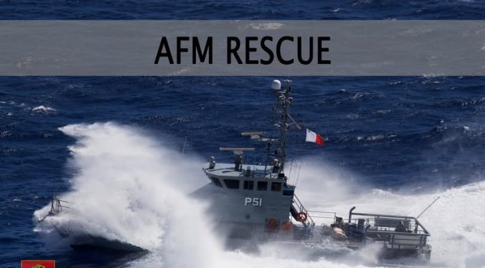 AFM sail to rescue of yacht taking in water off east coast of Malta