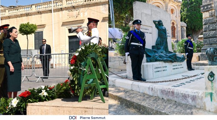 President and Speaker lay wreaths to commemorate Sette Giugno