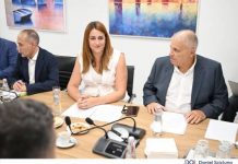 Minister Anton Refalo and Parliamentary Secretary Alicia Bugeja Said in a meeting with the Bulgarian Deputy Minister for Agriculture and Food