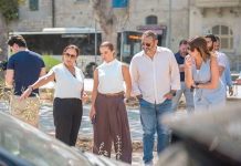 Final works for the regeneration project of the Marina Garden in Pietà