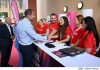 Prime Minister Robert Abela meets students during Freshers’ Week at Junior College and the University of Malta