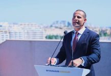 Prime Minister Robert Abela inaugurates Ryanair’s new offices in Malta