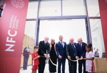 Prime Minister Robert Abela inaugurates the National Football Centre, made possible through funding from the NDSF and a loan from the MDB