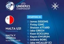 UEFA U21: Malta v Georgia
