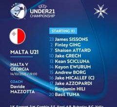 UEFA U21: Malta v Georgia
