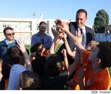 Swieqi United football pitch inaugurated with new synthetic surface at Pembroke Primary School