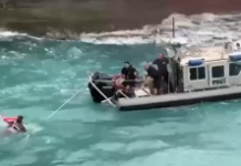 AFM rescue diver off Reqqa Point in Gozo