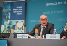 Health is a fundamental right and a political priority – Minister Jo Etienne Abela addresses the Council of Europe conference on Health Protection