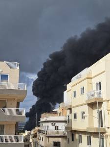 Fire in Paola