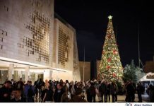 Valletta’s Christmas lights switched on