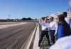 Prime Minister Robert Abela visits the final works before the reopening of the horse racecourse