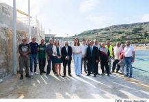 Infrastructural works begin at the port of Ġnejna, Mġarr
