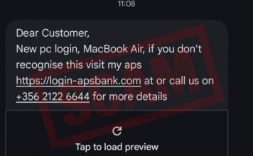 SCAM ALERT: Malta Police Force warn public to be aware