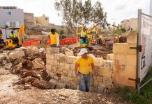 Developable site in Kirkop is being transformed into a green garden for families